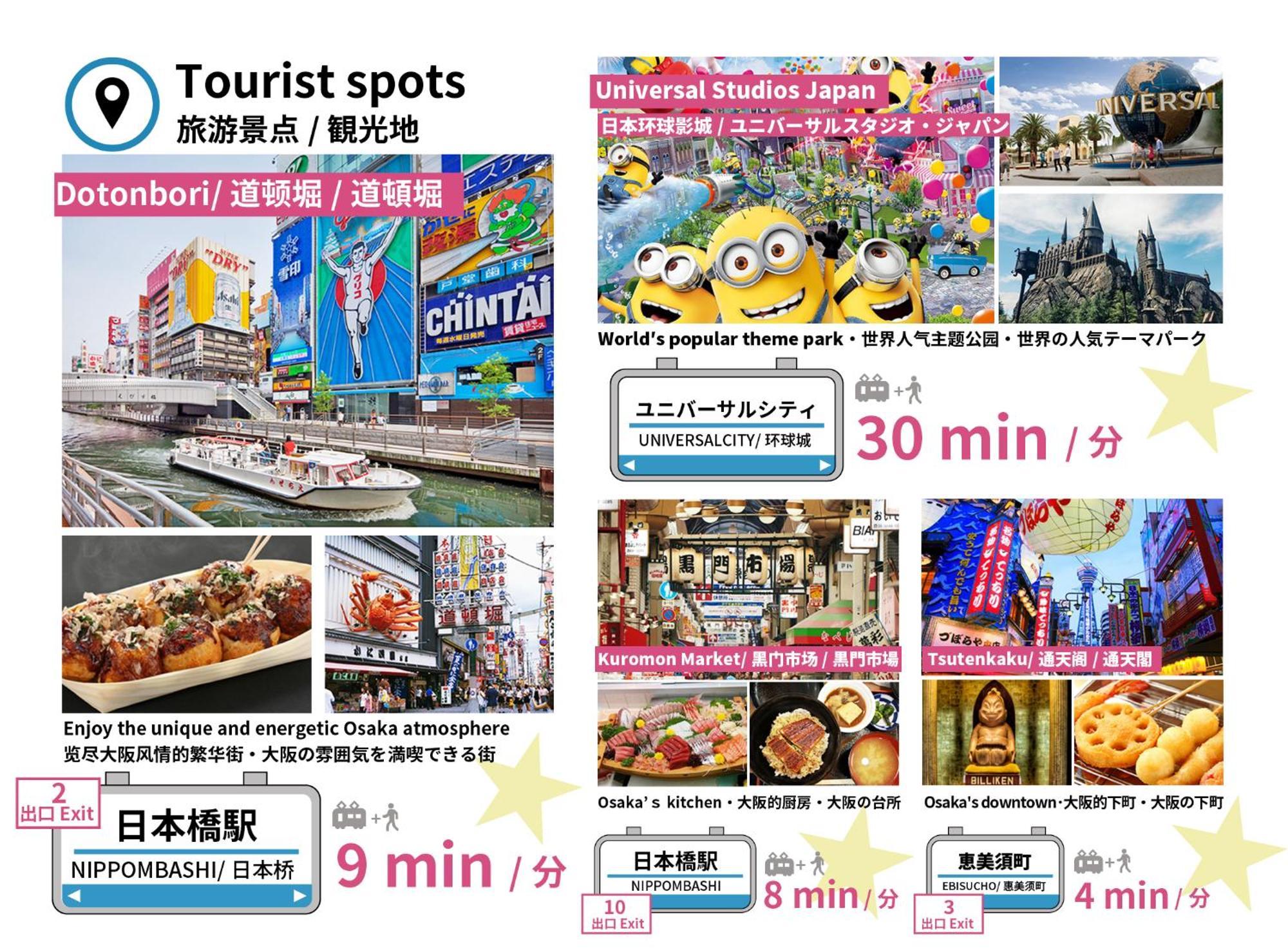 Bijou Suites Vivre Osaka Ngoại thất bức ảnh